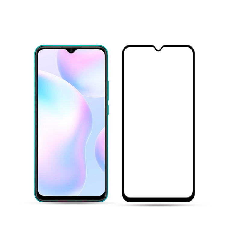 AMORUS Full Glue Full Size Silk Printing Protective Tempered Glass Screen Film for Xiaomi Redmi 9A 9C 9C NFC AMORUS Full Glue Full Size Silk Printing Protective Tempered Glass Screen Film for Xiaomi Redmi 9A 9C 9C NFC